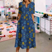 Teach in Bloom Midi Dress
