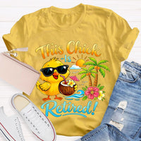 This Chick Is Retired Graphic Teacher T-shirt