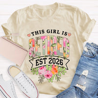 This Girl Is Retired Est 2026 Teacher T-shirt