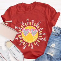 Happy Last Day Of School Graphic Teacher T-shirt