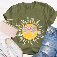 Happy Last Day Of School Graphic Teacher T-shirt
