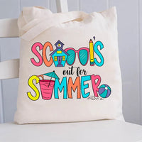 School'S Out For Summer Canvas Tote Bag