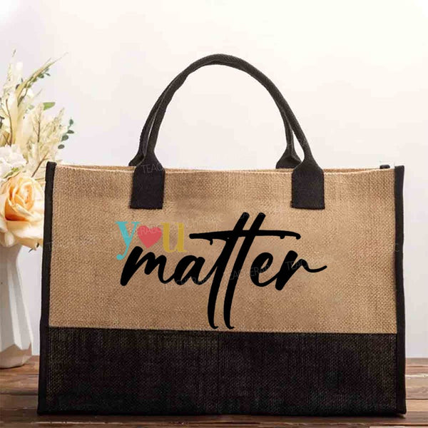 You Matter Cotton Tote Bag