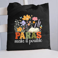 Paras Make It Possible Canvas Tote Bag