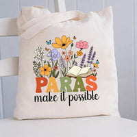 Paras Make It Possible Canvas Tote Bag