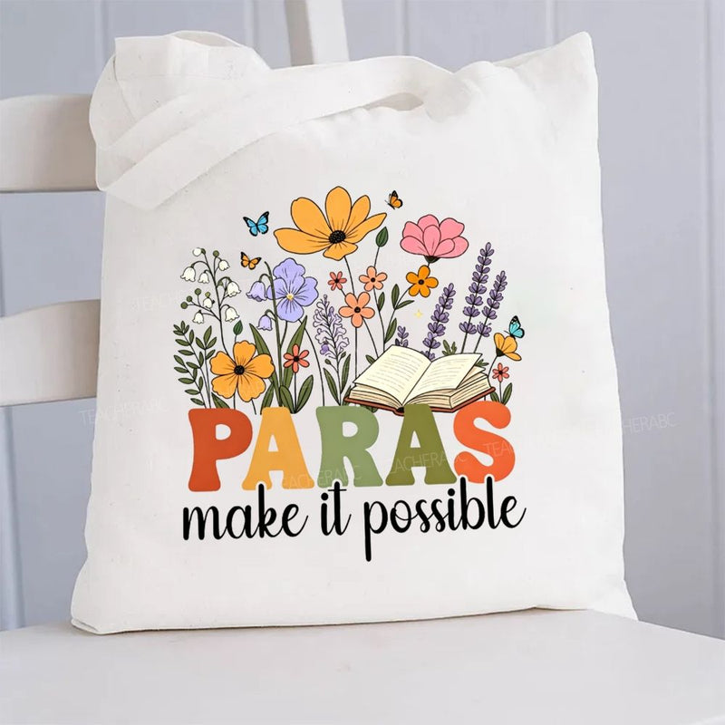 Paras Make It Possible Canvas Tote Bag