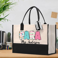 Personalized Name Para Cotton Tote Bag