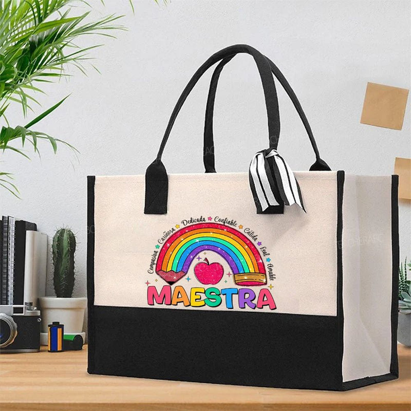 Maestra Cotton Tote Bag