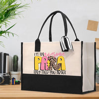 I'M The Awesome Para They Told You About Cotton Tote Bag