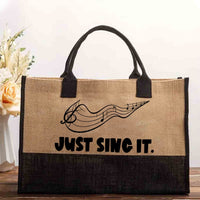 Just Sing It Music Cotton Tote Bag