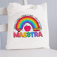 Maestra Compasiva CariñOsa Dedicada Calida Leal Canvas Tote Bag