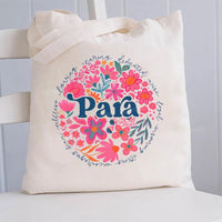 Para Loving Caring Dedicated Loyal Strong Canvas Tote Bag