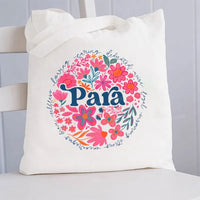 Para Loving Caring Dedicated Loyal Strong Canvas Tote Bag