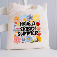 Have A Skibidi Summer Canvas Tote Bag