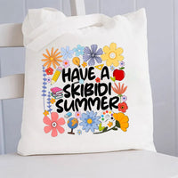 Have A Skibidi Summer Canvas Tote Bag