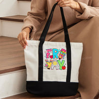 Fri Yay Color-blocked Canvas Bag