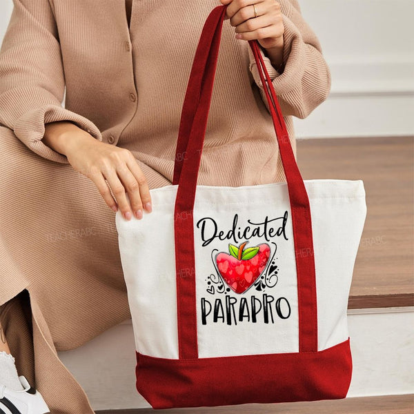 Dedicated Parapro Letters Color-blocked Canvas Bag