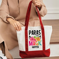 Paras Make Magic Happen Color-blocked Canvas Bag