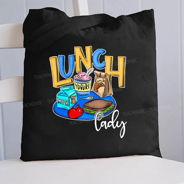 Lunch Lady Nutritional Balance Canvas Tote Bag