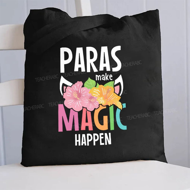 Paras Make Magic Happen Canvas Tote Bag