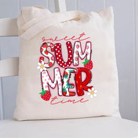 Sweet Summer Time Canvas Tote Bag