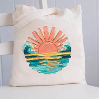Enjoy The Summer Break Canvas Tote Bag