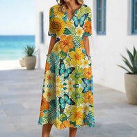 Sunflower Butterfly Sunshine Dress