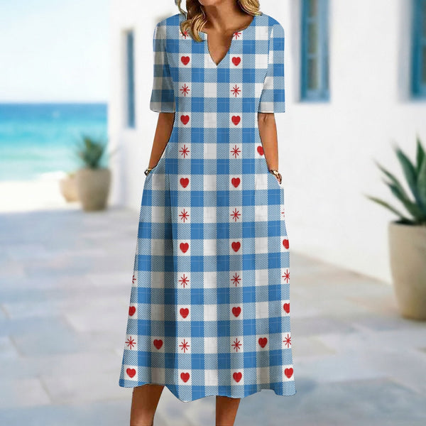 Coastal Breeze Floral Midi