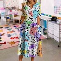 Melody & Music Notes Dress