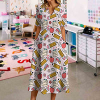 A Teacher'S Busy Daily Routine Dress