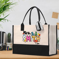 Personalized Name I Am Cotton Tote Bag