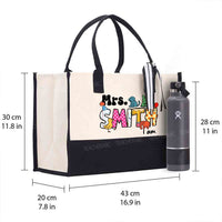 Personalized Name I Am Cotton Tote Bag