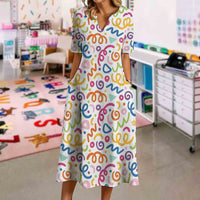 Colorful Ribbon Dress