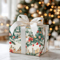 Australia City Skyline Gift Wrap, Sydney Opera House Christmas Wrapping Paper, Watercolor Holiday Wrap, Travel Christmas Wrapping Paper