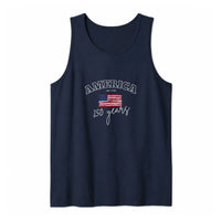 America 250 Years Tank Top | Patriotic USA Flag Commemorative Design | Soft Breathable Unisex Fit | Gift for History and Americana Fans