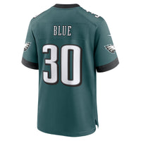 Philadelphia Eagles Jaydon Blue Midnight Green Team Game Jersey