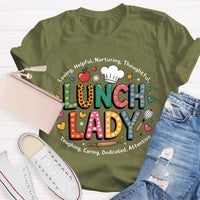 Lunch Lady Loving Helpful Teacher T-Shirt