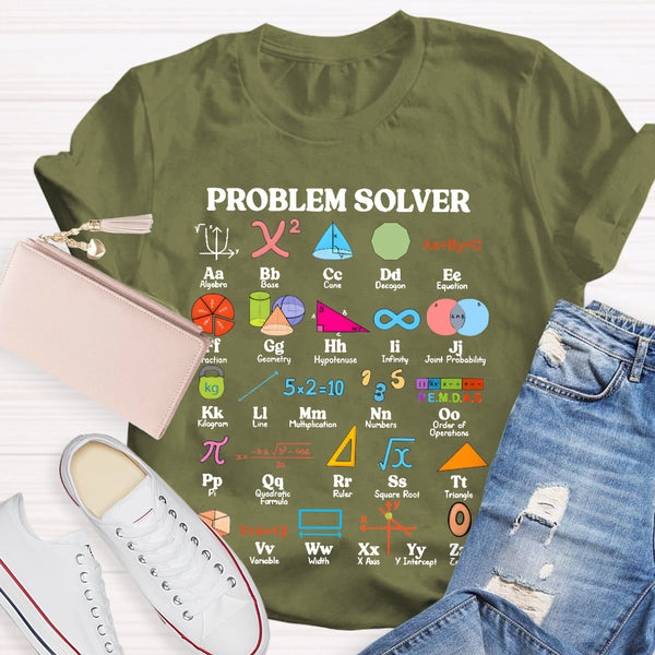 Problem Solver Math Teacher T-shirt