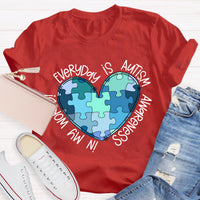 In My World Every Day Is Autism Awareness T-Shirt