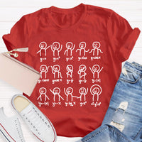 Graph Algebra Dance Figures Math Teacher T-Shirt