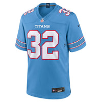 Tennessee Titans Nicholas Singleton Light Blue Team Game Jersey