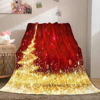 Holiday Anime Cosplay Throw Blanket, Merry Christmas Cosplay Blanket, Festive Fleece Bedspread, Comfy Winter Couch Blanket, Holiday Present