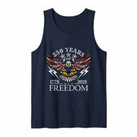 America 250th Birthday Patriotic Tank Top | 250 Years of Freedom Eagle 1776-2026 Graphic | Premium Lightweight Breathable Fabric | Unisex Semiquincentennial Gift