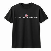 America 250th Anniversary T-Shirt | 250 Years of Freedom USA Map Graphic | Soft 100% Cotton Tee | Patriotic Gift for Independence Day Fans