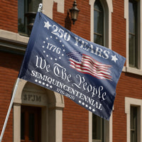 250 Years Of Freedom House Flag | 1776-2026 Semiquincentennial Patriotic Decor | Weather-Resistant Polyester | Limited Edition USA Commemorative Gift