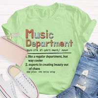 Music Department Teacher T-Shirt