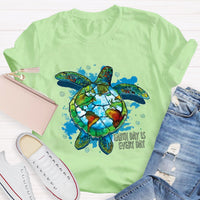 Earth Day Is Every Day Save Turtle T-Shirt