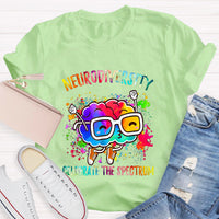 Neurodiversity Celebrate The Spectrum Teacher T-Shirt