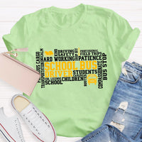School Bus Driver Caring Students T-Shirt