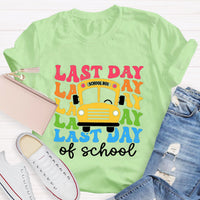 School Bus Driver Last Day Of School T-Shirt